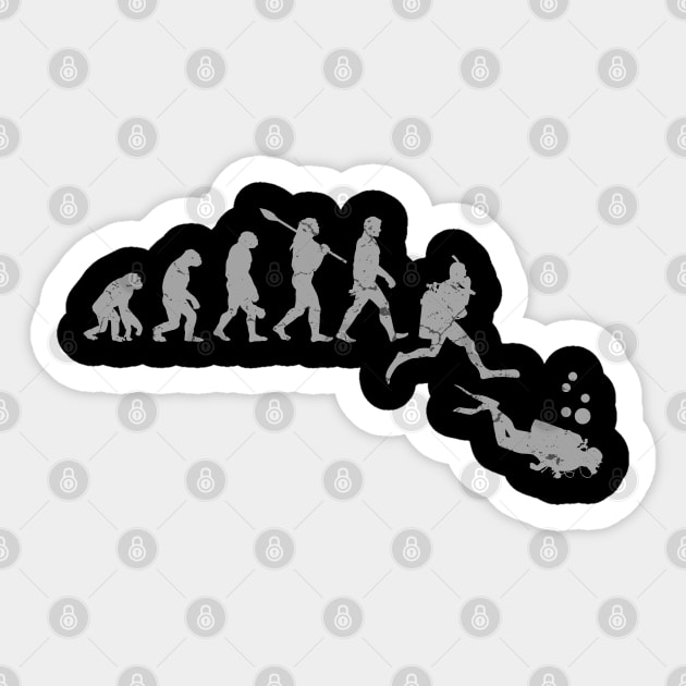 Funny Scuba Diving Sticker by Mila46